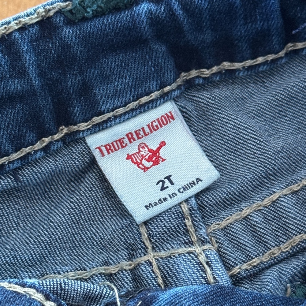 True Religion 2T Ricky Relaxed Straight Leg Jeans Unisex - Picture 7 of 11